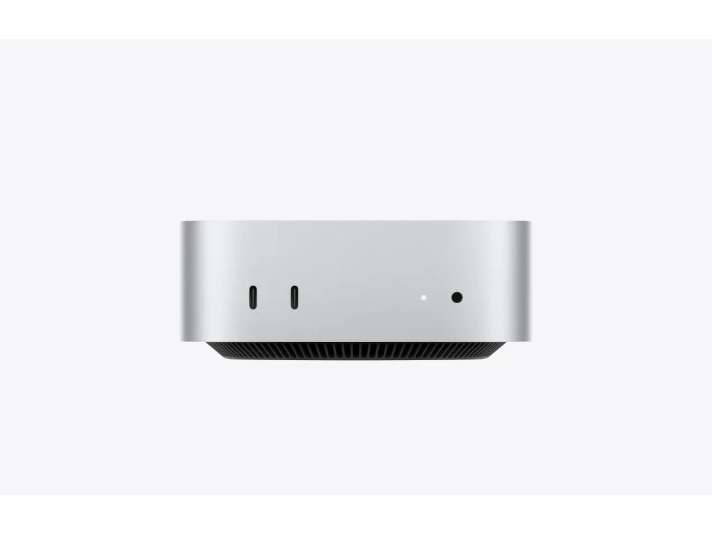 Mac mini M4 — pracovní sestava s monitorem