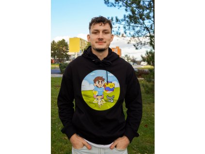 Štěps Rozárka Mikina XS-3XL (Černá)